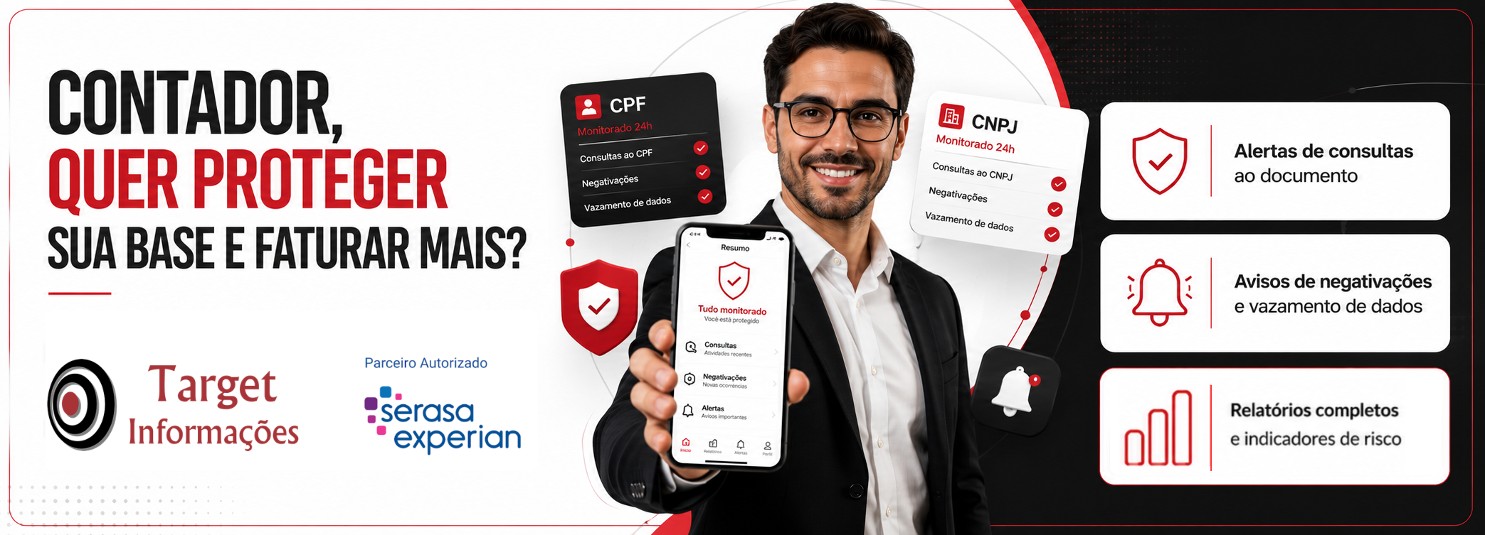 Target Informações, parceiro autorizado Serasa Experian